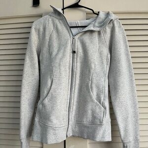 Scuba Full Zip with Hood (light gray)